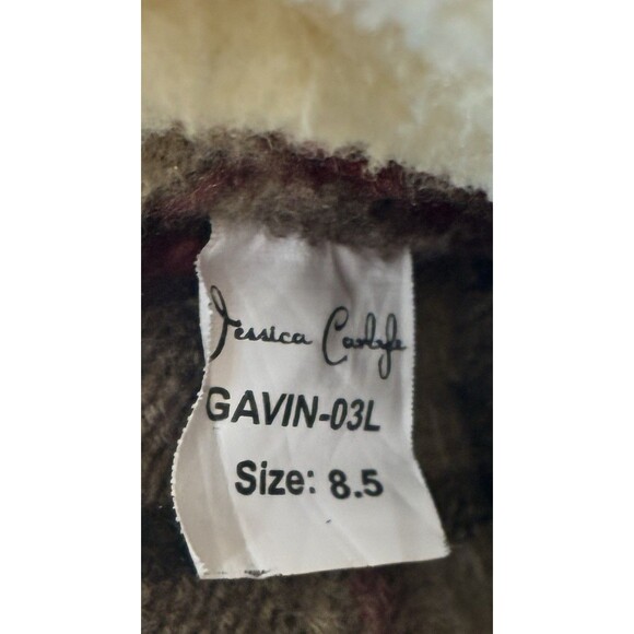 Jessica Carlyle Gavin Ankle Duck Boots Navy & Brown Women Size 8.5 - Picture 12 of 12